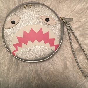 Betsey Johnson shark coin purse